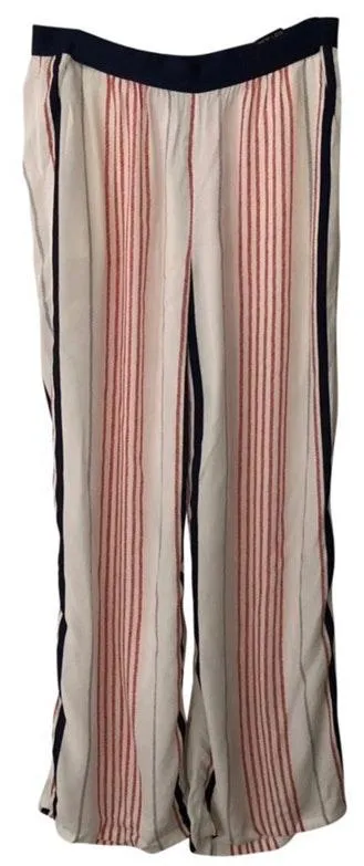 EXPRESS Blue White Red Striped Trouser Pants - XS - Image 2