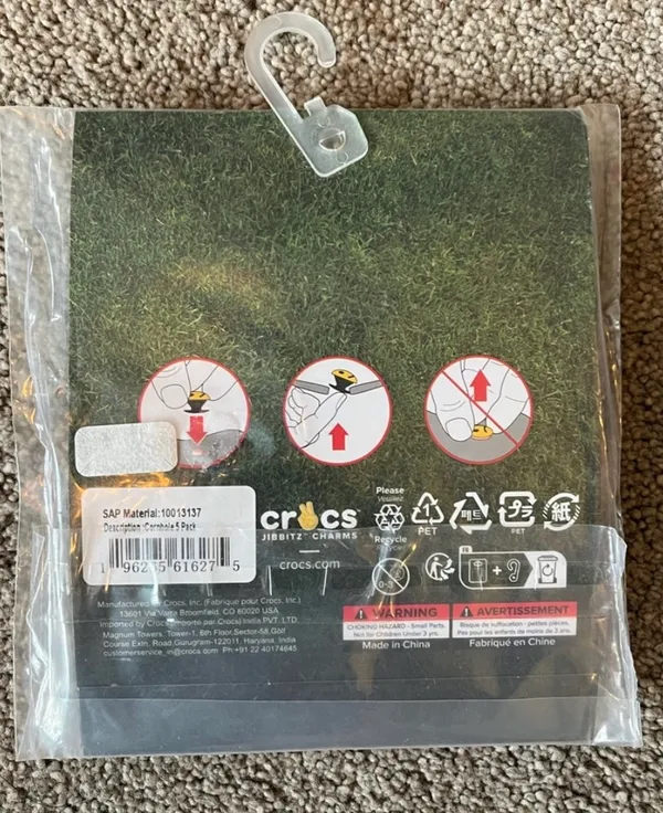 Crocs NWT  Corn Hole Jibbitz - Image 3