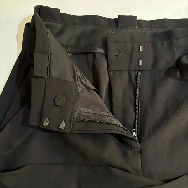 Express Tie Belt Black Pants - Image 4