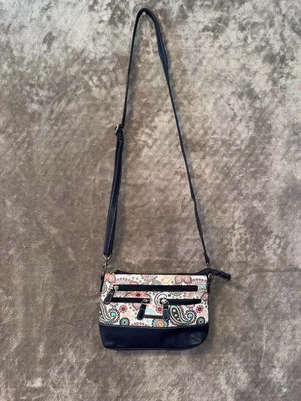 Stone & Co. Paisley Print Multi-Pocket Crossbody Bag - Image 4