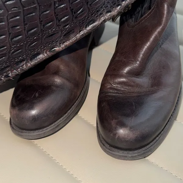 Vince-camuto Women's Black and Brown Boots - Image 14