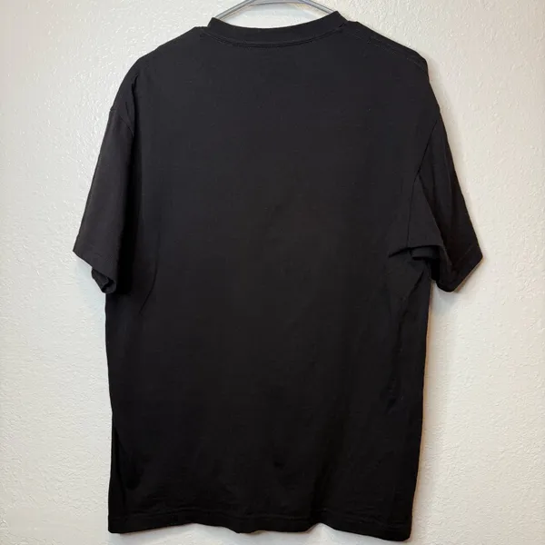 The Marathon Clothing 100% Cotton Black T-shirt With Pattern Pocket Size Large - Image 6