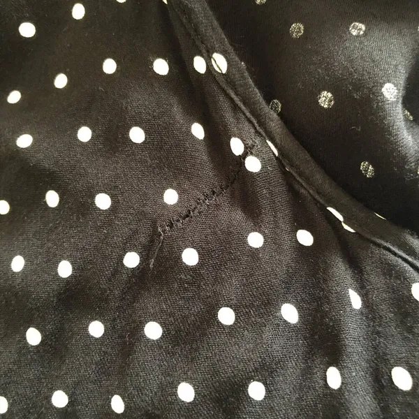 Polka Dot Sleeveless Ruffle Hem Tank Dress Size Medium - Image 14