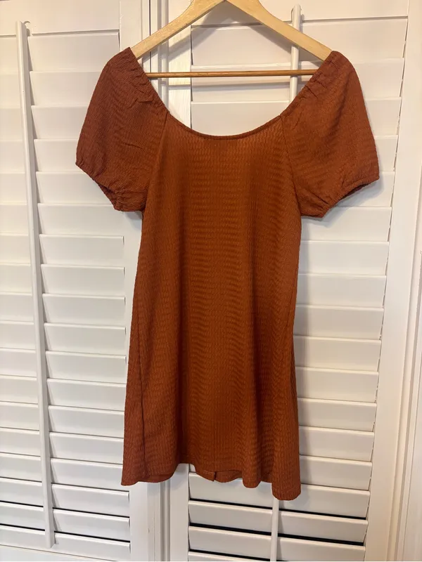 Sanctuary Gracie Burnt Orange Dress Size XS - Image 2