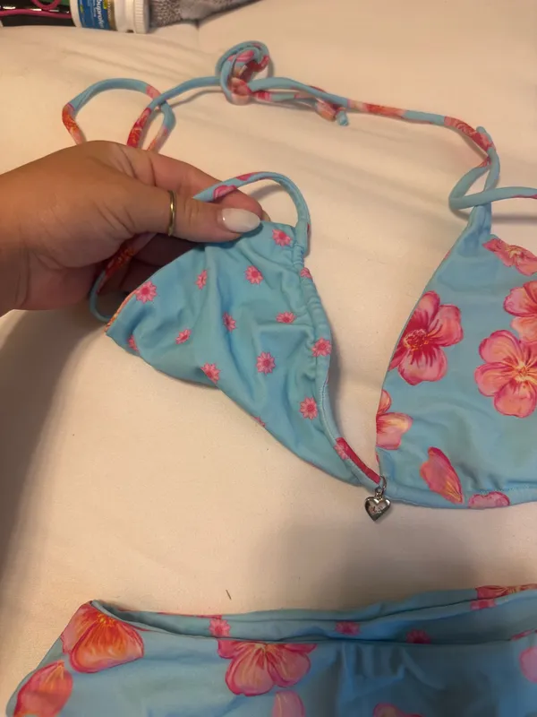 Leni Swim Reversible Bikini Set Blue Size L - Image 4