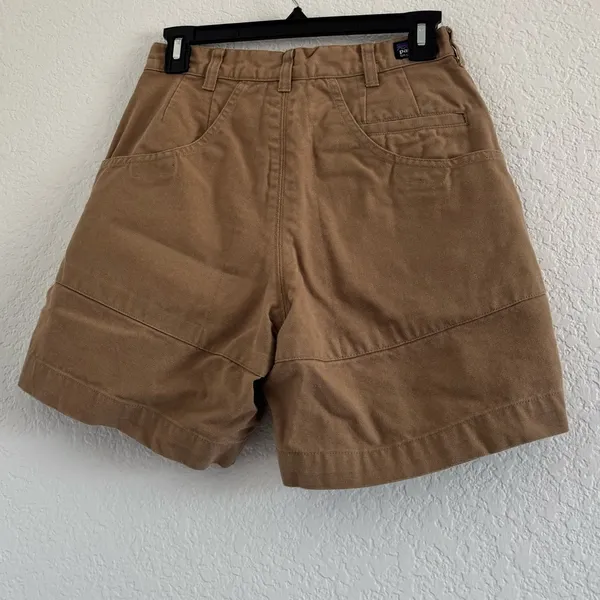 Patagonia Tan High Waist Shorts Classic Casual Design - Image 2