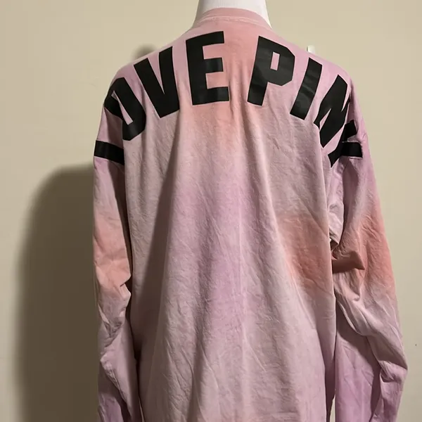 5/$30 🎈Pink Victorias Secret medium tie dye long sleeved tee - Image 3