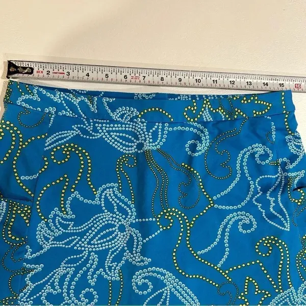 Callaway Golf Skort Blue Paisley Size 8 Athletic Tennis Skirt - Image 6