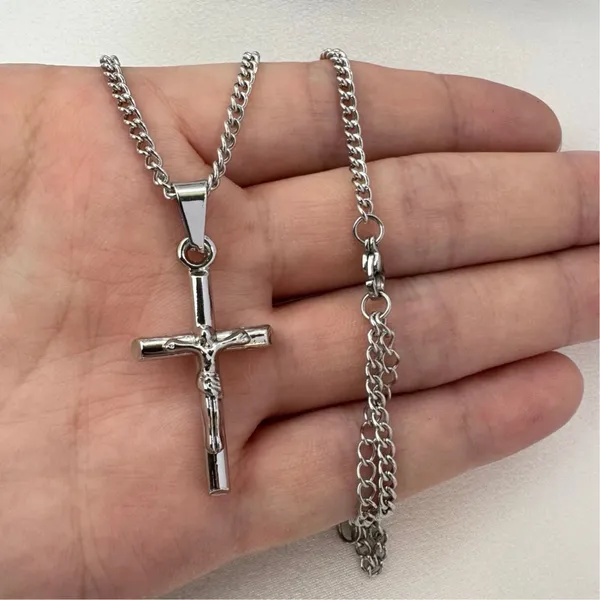 Cross Pendant Necklace for Men Women,Streetwear Hip Hop Unisex Style - Image 4