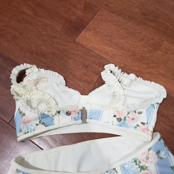 For Love & Lemons Charleston Floral Bikini Set XS Top S Bottom Mixed Size - Image 3