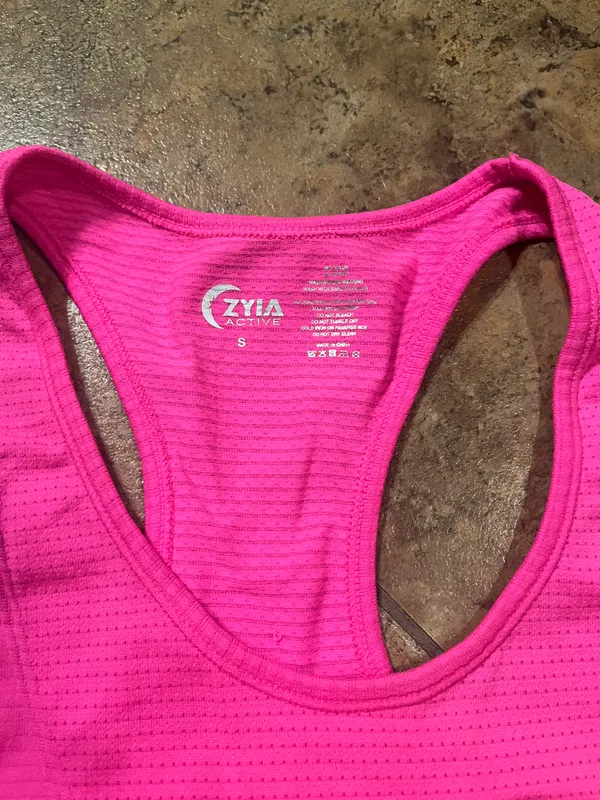 Zyia Copper Charged Tank-Pink Size S - Image 3