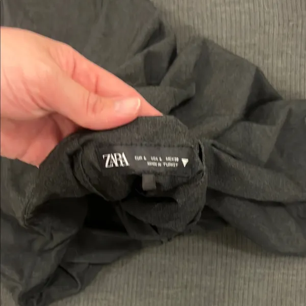 Zara Black Skater Mini Skirt - Image 2