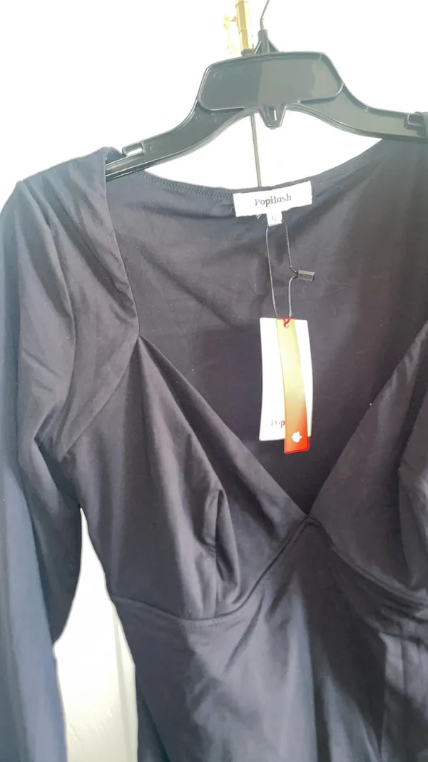 Popilush Black Bodysuit - Image 8