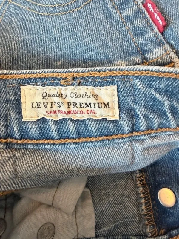 Custom Reworked 1-of-1 Levi's 501 Crop Jeans Pokémon Graphic Leg W26 L26.5 Upcyc - Image 5