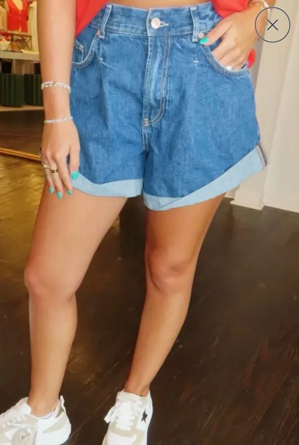Free People Denim Shorts - Image 4