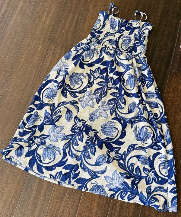 H&M Smocked-Bodice Dress - Image 5