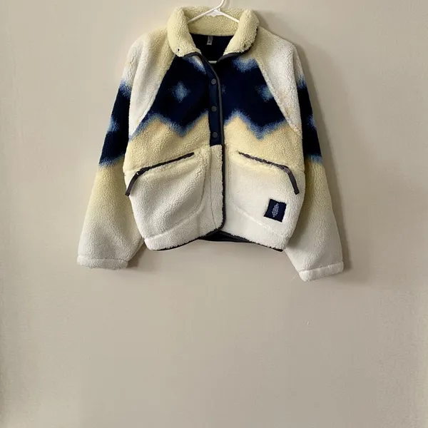 NWOT Free People Movement Hit The Slopes Printed Fleece Jacket - Image 5