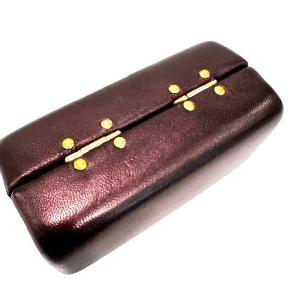 Inge Christopher Vintage Elegant‎ Rhinestone Clutch Chain Strap Women's Purple - Image 7