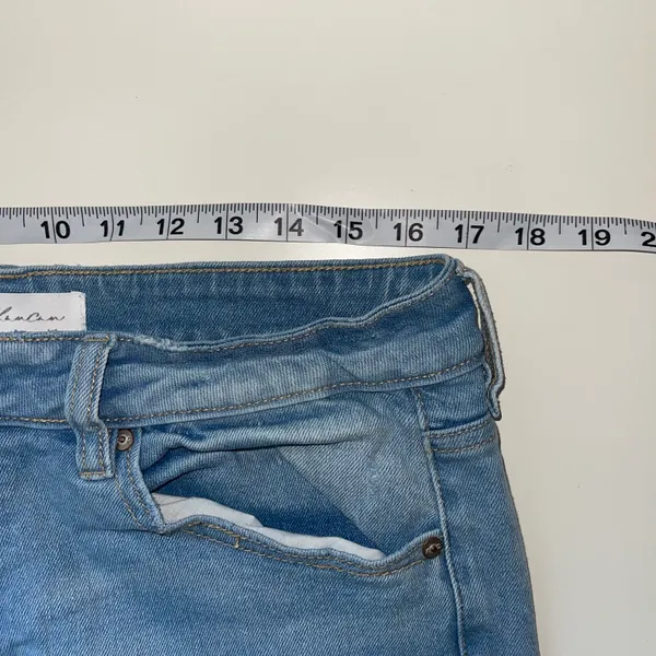 KanCan Norinne Light Wash High Rise Ripped Straight Leg Jeans - Image 9