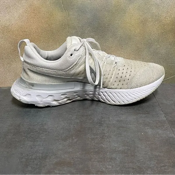 Nike React Infinity Run Flyknit 2 Women's White Sneakers Size 7.5 - Image 11