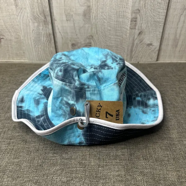 Lucky 7 Tennessee Great Smoky Mountains Tie Dye Bucket Hat sz S/M Adj Chin Strap - Image 3