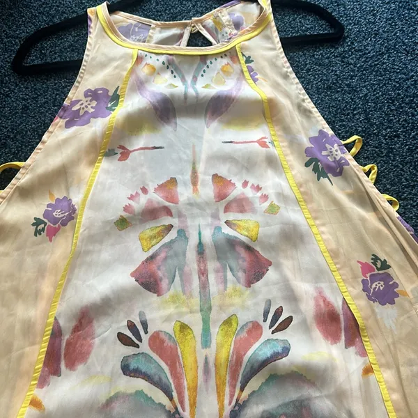 Free People Ivory Dress M medium pockets beautiful NWT $128 - Image 3