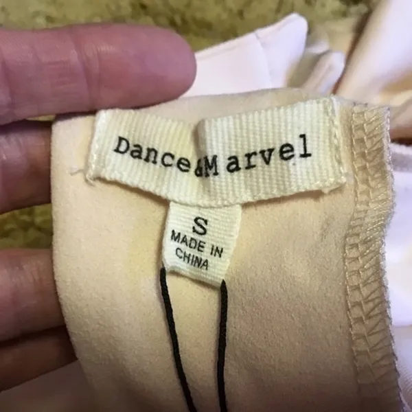 Nordstrom Dance & Marvel NWT Sexy cropped open back top - Image 3