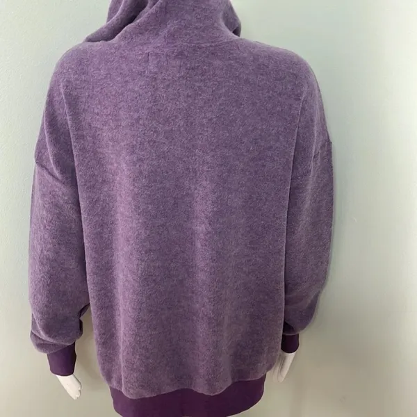 Soft Serve cloud cotton purple hoodie medium - Image 5