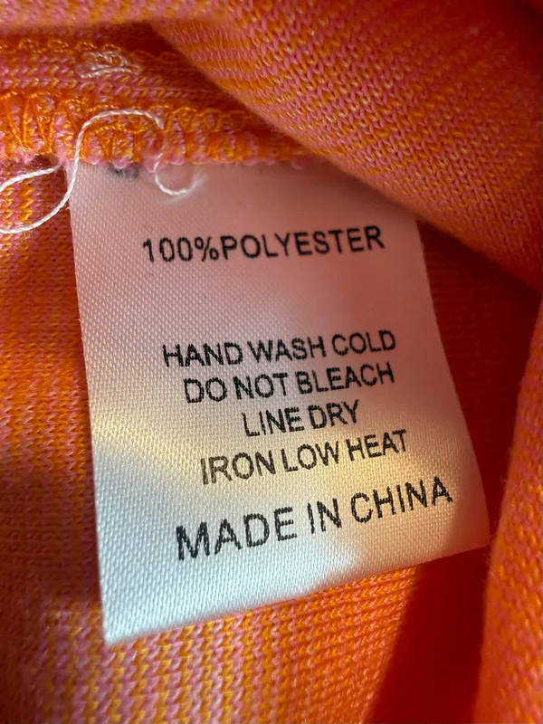 NWT Avara Pink Orange Striped Terry Cloth Beach Tote Bag‎ Pool,Vacation,Carryall - Image 3