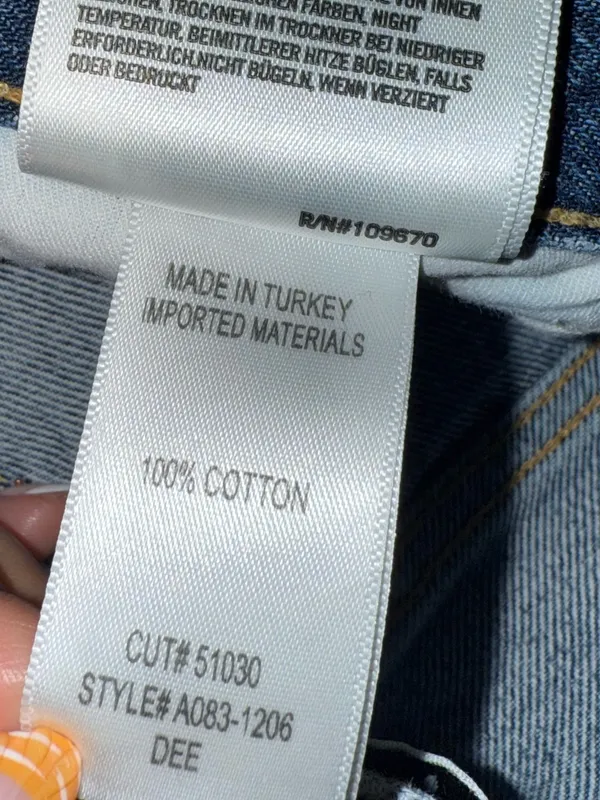 AGOLDE Dee Short in Precision Size 27 - Image 6