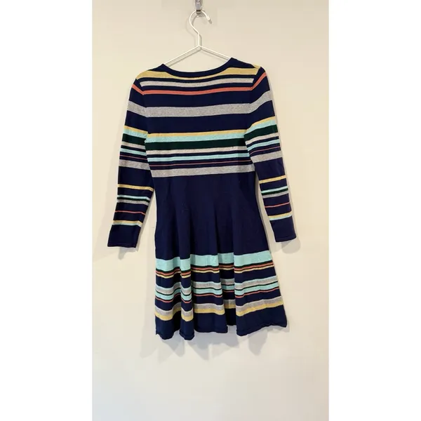 Anthropologie Moth Sweater Dress Long Sleeve Striped Size Small 2714 - Image 7