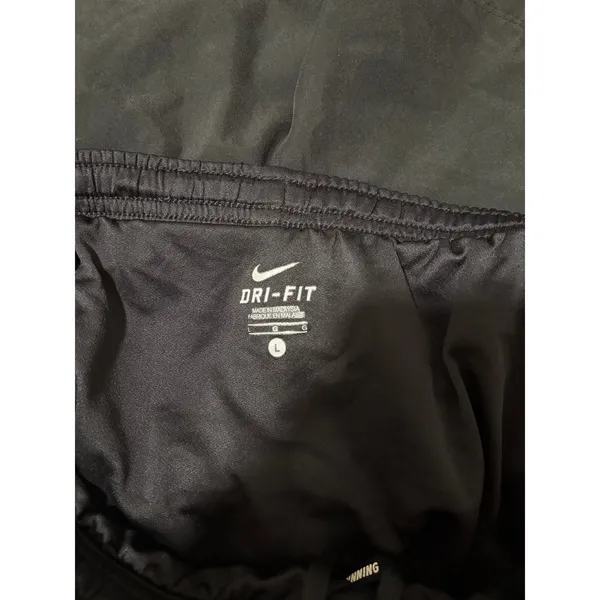 Nike Men's Dri-FIT Running Shorts Black L Lined Pockets - Image 7