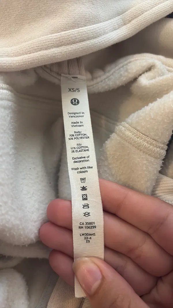 Lululemon scuba cream half zip - Image 2