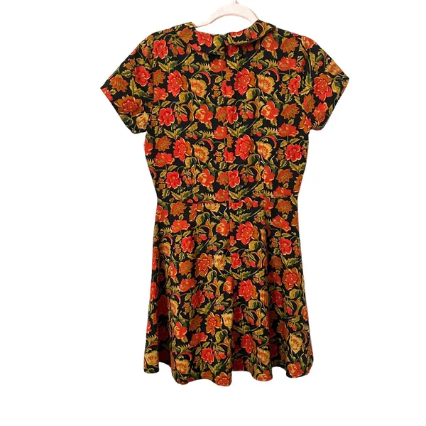 ASOS Floral Skater Mini Dress‎ Sz 6 - Image 3