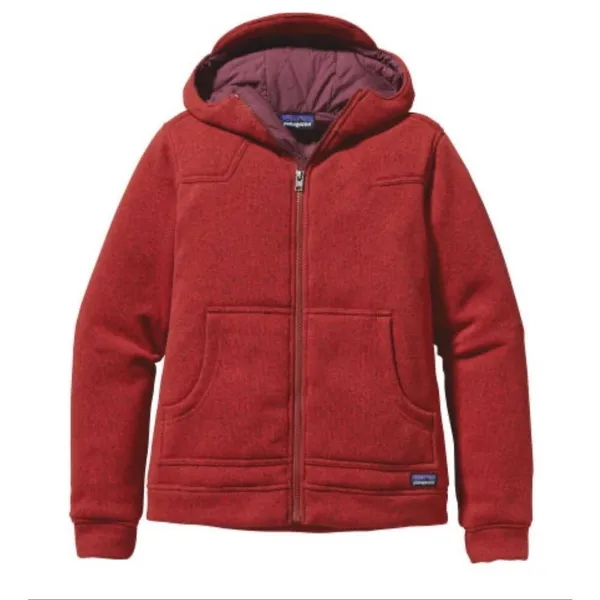 Patagonia red better sweater insulated full zip hooded sweater jacket M - Image 2
