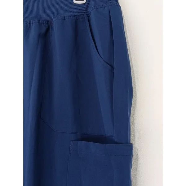 Dickies Women’s Scrub Pants Blue Straight Leg Medical Uniform Nurse Size M - Image 9
