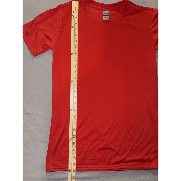 Gildan Ladies Red Shirt - Image 3