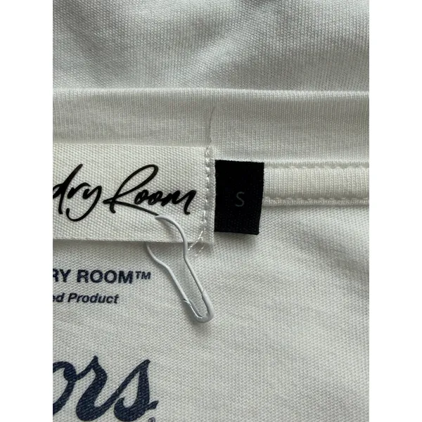 The Laundry Room Coors Banquet Rodeo Graphic Oversized Tee White Womens SM NWOT - Image 8