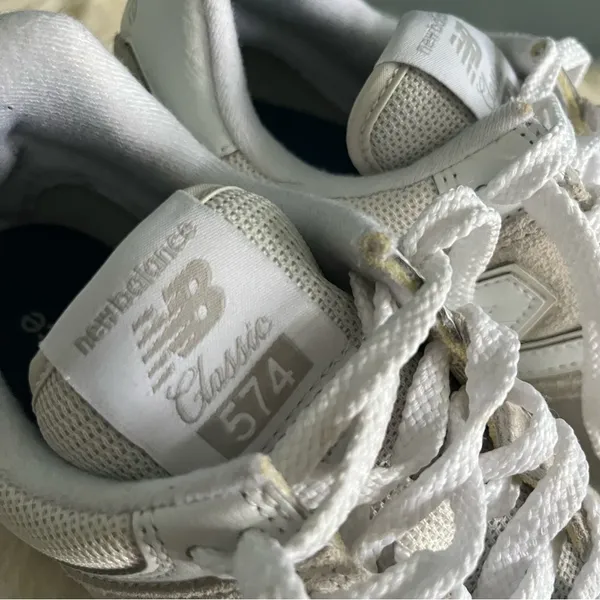 New Balance Women’s 574 Core Suede Mesh Sneakers - Image 3