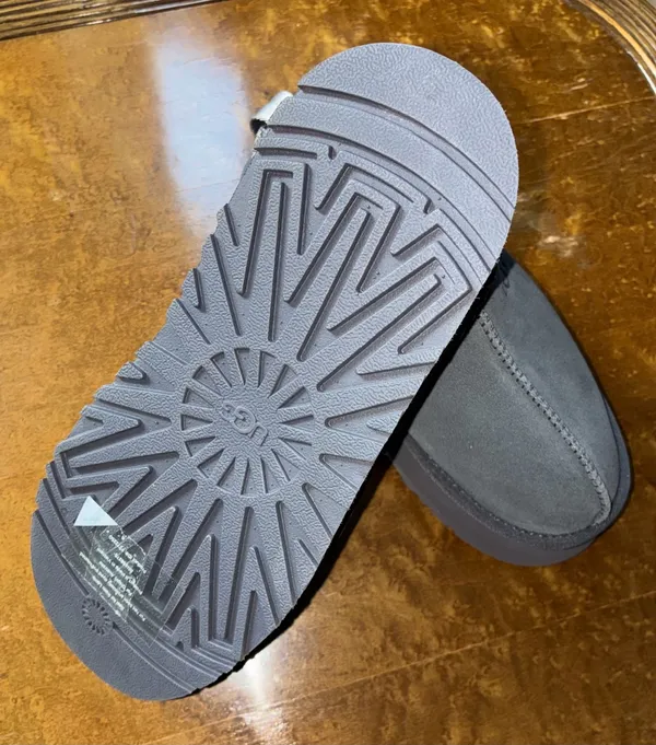UGG Tazz Platform Slippers in Dark Grey - Image 3