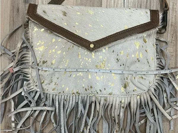 NWT Myra Bag Cowhide Fringe Golden Girl Crossbody Bag Western Purse Cowgirl - Image 7