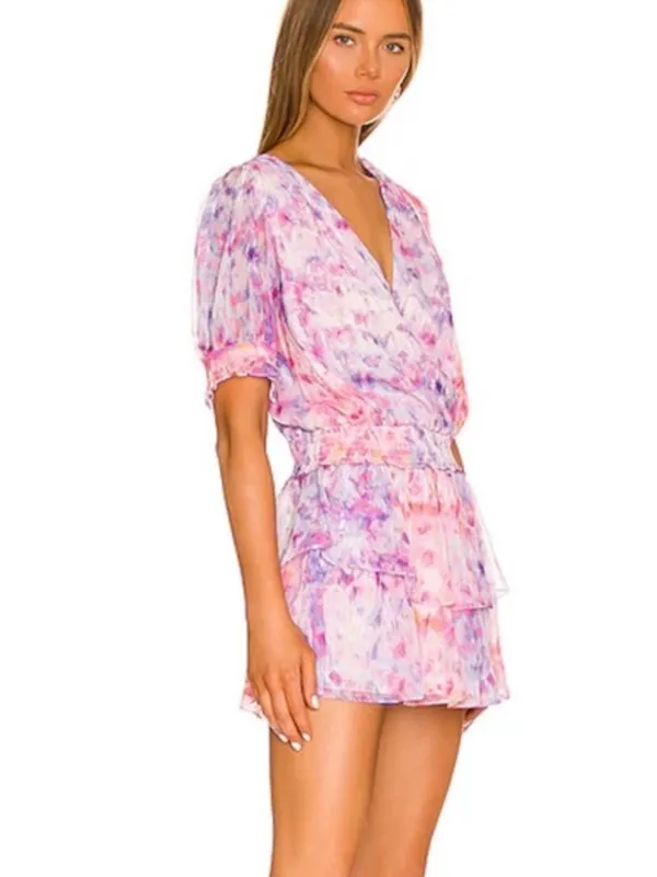 Amanda Uprichard NYC Adriel mini Dress in Cotton Candy size large NWT - Image 4