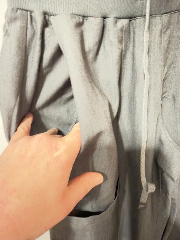 Women’s XXS fabletics gray scrub pants - Image 5