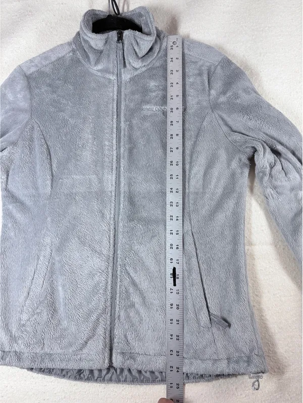 Free Country Women’s Gray Full Zip Fleece Jacket Small Soft Plush Lightweight - Image 4