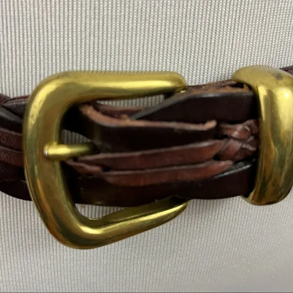 Vintage The Limited Genuine Leather Boho Waist belt Fully Adjustable S/M - Image 2