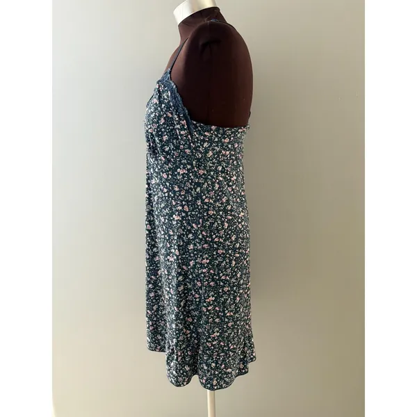 Marilyn Monroe Slip Dress Sz XL Floral Babydoll Nightgown Lace Cottage Fairy - Image 3