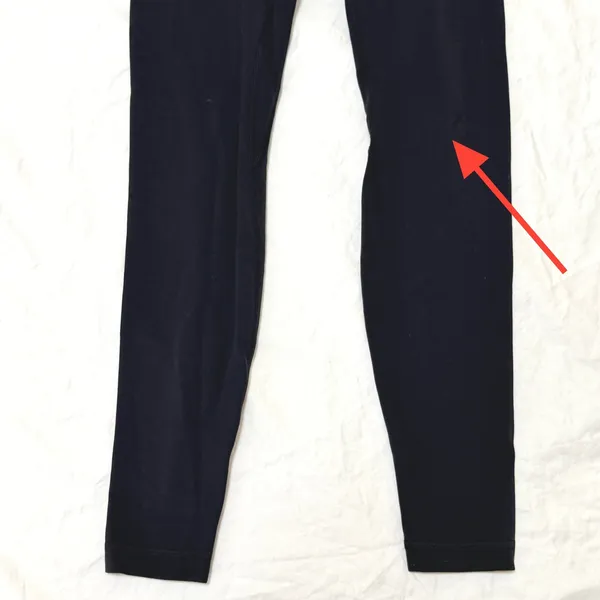Lululemon‎ Align Pant 28" Black Yoga Leggings LW5CTES Size 4- FLAWED - Image 5