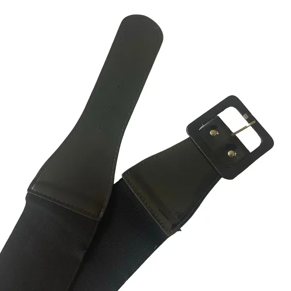 Wide Elastic Belt Black - Image 5