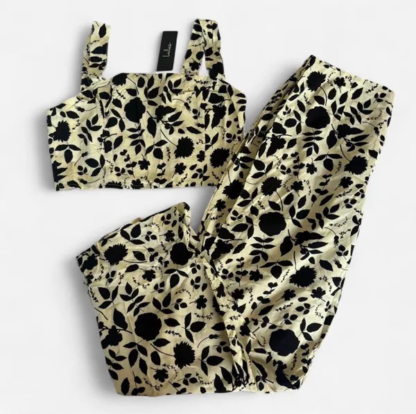 Lulus NWT Endless Sweet Cream Floral Print Set - Image 3