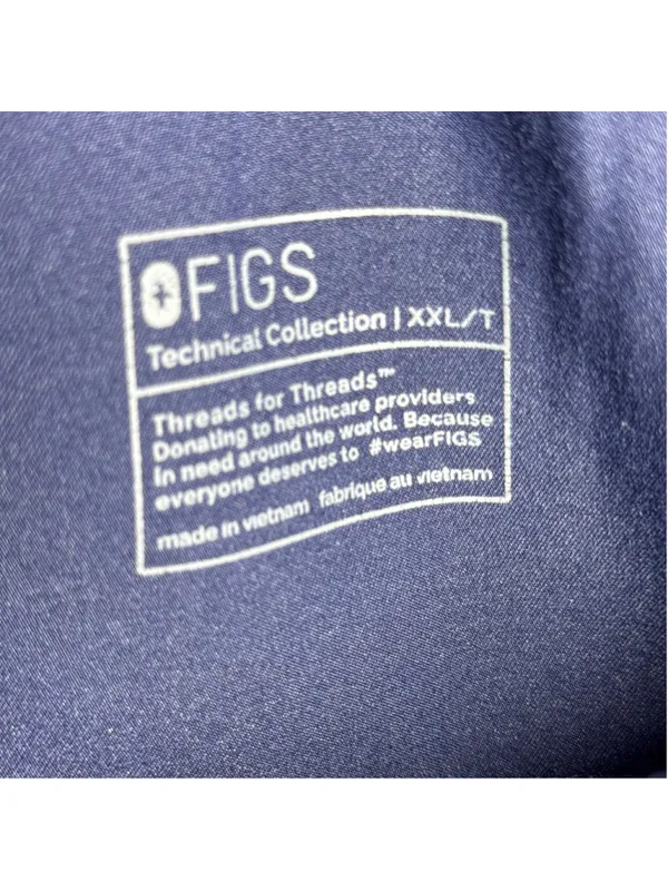 FIGS Scrub Pants XXL Blue inseam 33” - Image 5